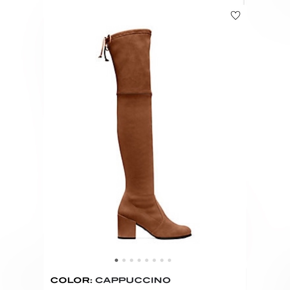 Brand new Stuart Weitzman Tieland Boots, Size 5, Cappuccino